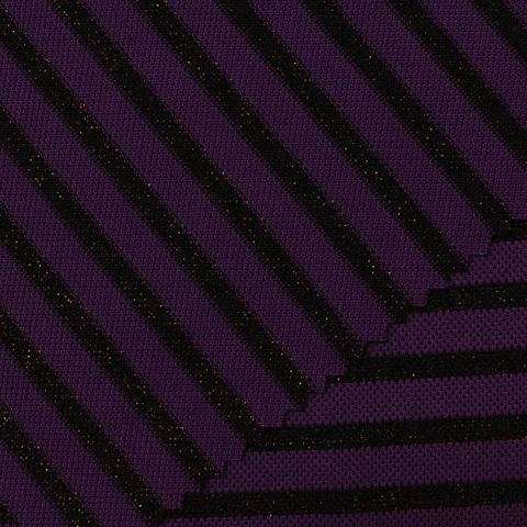 Striped Piqué Knit Fabric
