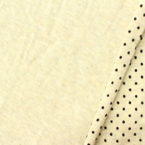 Fine Dotted Cotton Stretch Knit Fabric