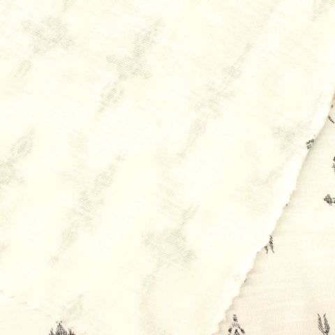 Jacquard Slub 100% Viscose Knit Fabric