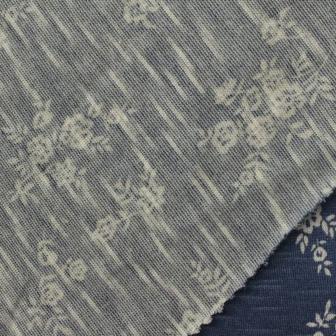 Jacquard Slub 100% Viscose Knit Fabric