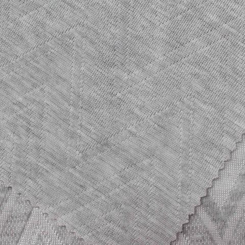 Jacquard Polyester Viscose Stretch Knit Fabric