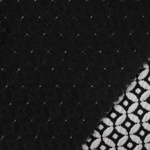Jacquard Polyester Stretch Knit Fabric