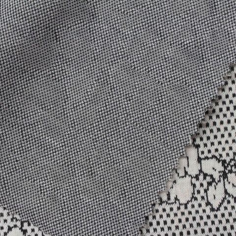 Black Houndstooth Jacquard