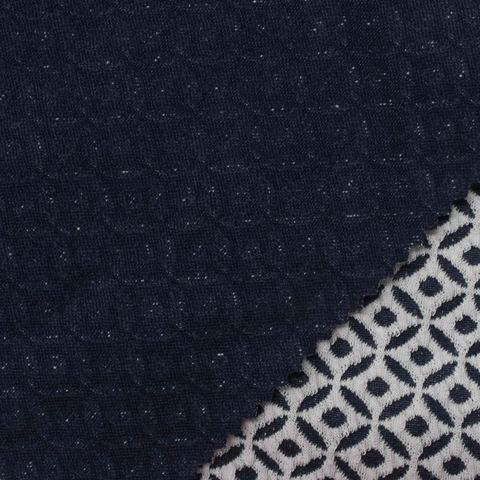 Jacquard Polyester Stretch Knit Fabric