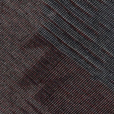 Bold Plaid Polyester Cotton Stretch Knit Fabric