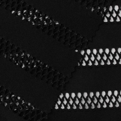 Bold Striped 100% Polyester Knit Fabric