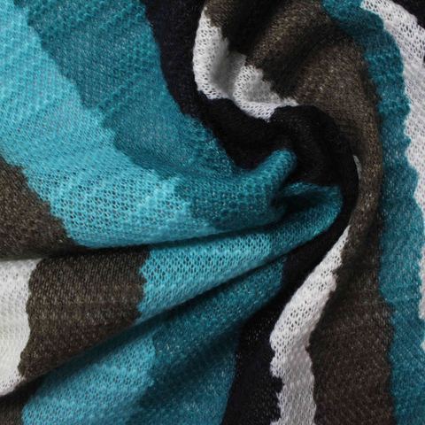 Striped Jersey Knit Fabric