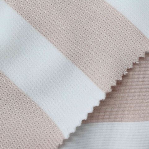 Bold Striped 100% Viscose Knit Fabric