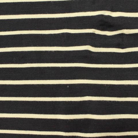 Striped Viscose Stretch Knit Fabric