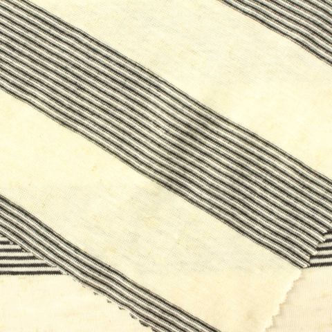 Striped Viscose Polyester Knit Fabric