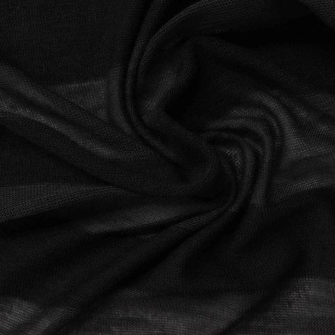 Striped Polyester Viscose Stretch Knit Fabric