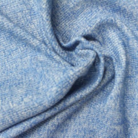 Heather Polyester Viscose Chunky Knit Fabric