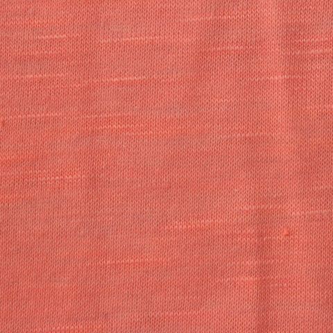 Heather Slub Polyester Cotton Jersey Knit Fabric