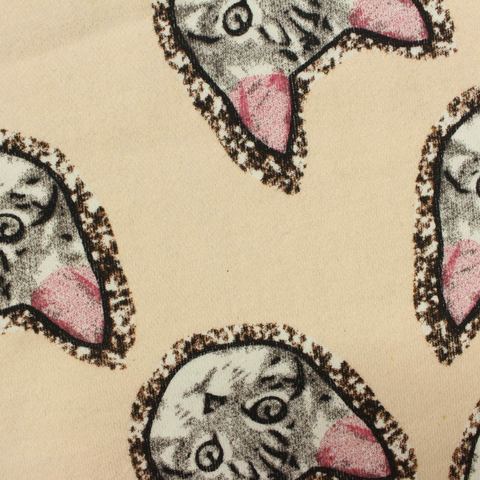 Animal Print 100% Cotton French Terry Fabric