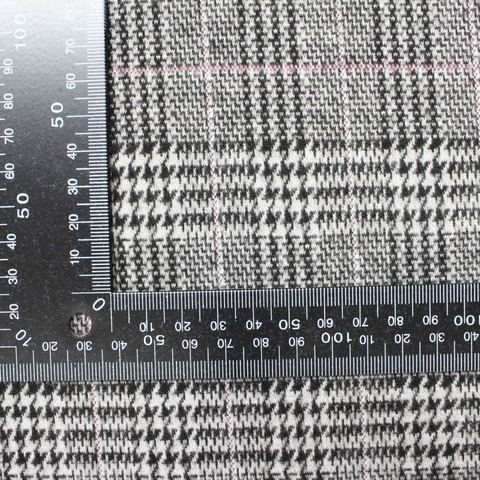 Black Houndstooth Knit, Poly-Viscose