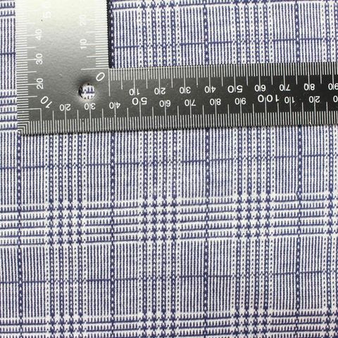 Plaid Polyester Viscose Stretch Knit Fabric