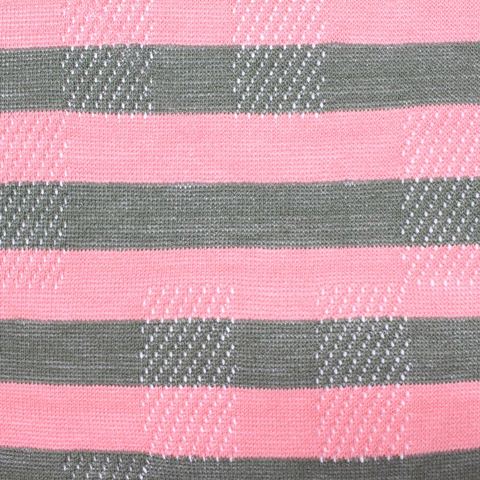 Jacquard Viscose Nylon Pointelle Knit Fabric
