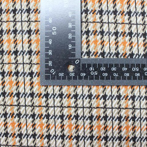 Plaid 100% Polyester Knit Fabric