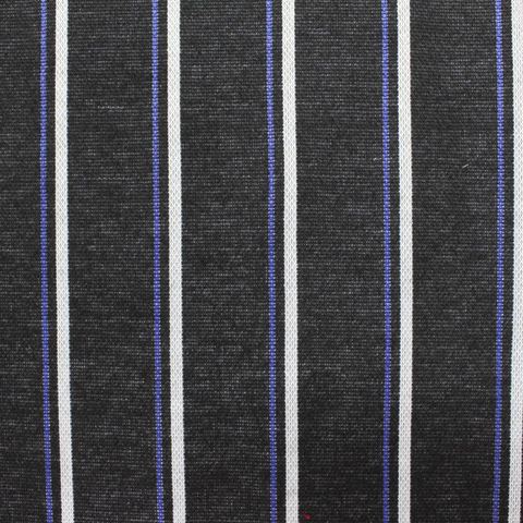 Bold Striped Polyester Stretch Knit Fabric
