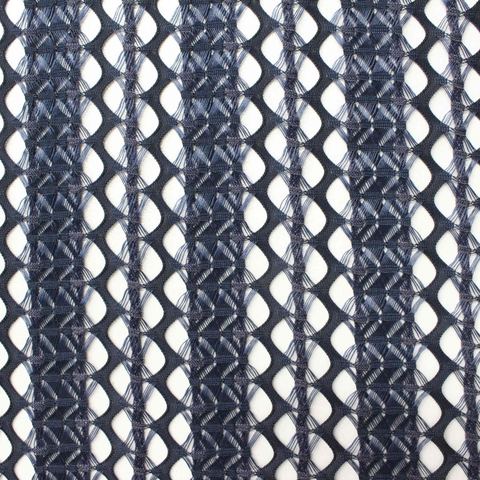 Striped Polyester Stretch Knit Fabric