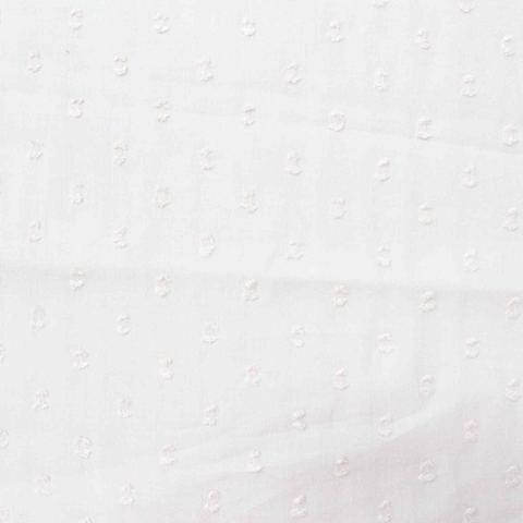 White Textured-Dot Jacquard