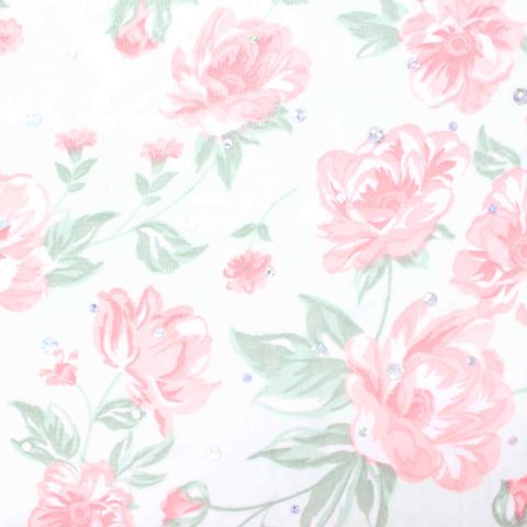 Bold Floral 100% Polyester Chiffon Fabric