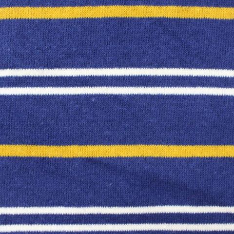 Striped Cotton Polyester French Terry Fabric