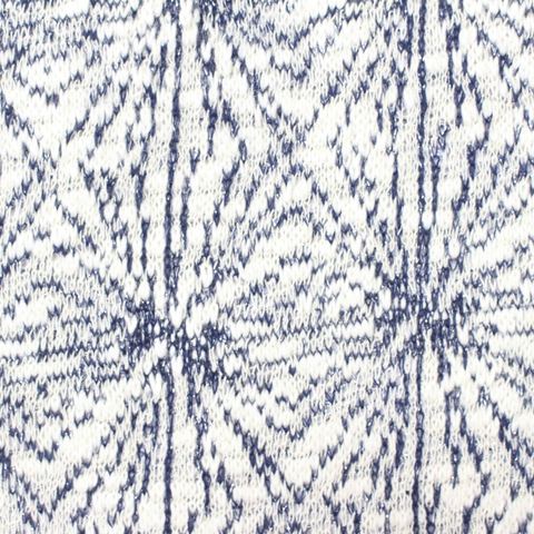 Jacquard Cotton Polyester Stretch Knit Fabric