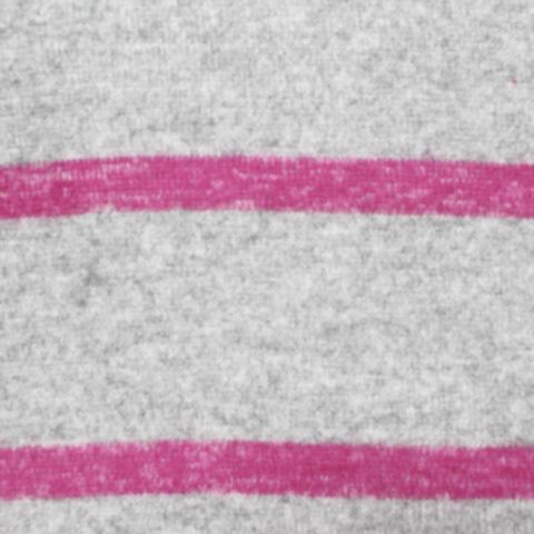 Bold Striped Brushed Viscose Polyester Stretch Chunky Knit Fabric