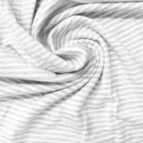 Fine Striped Viscose Stretch Knit Fabric