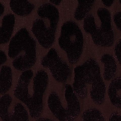 Animal Print Polyester Nylon Stretch Velvet Fabric