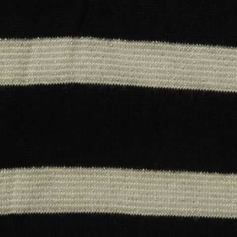Bold Striped Viscose Stretch Knit Fabric