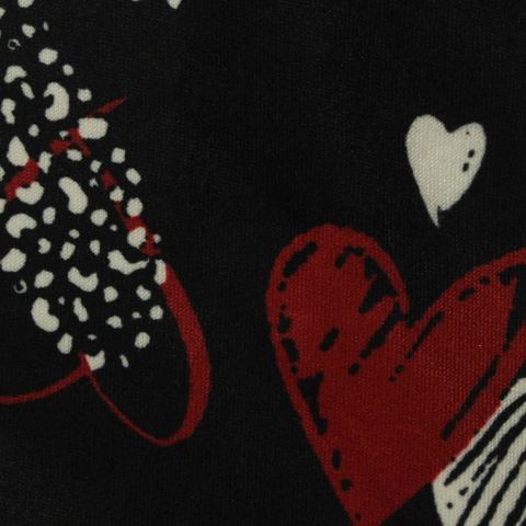 Printed Polyester Stretch Milk Silk Knit Fabric