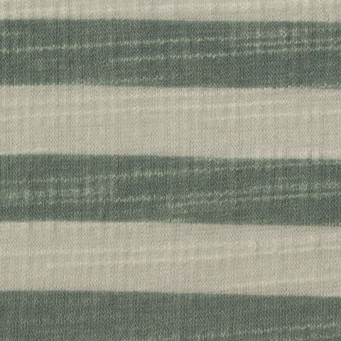 Bold Striped Polyester Viscose Stretch Crepe Fabric