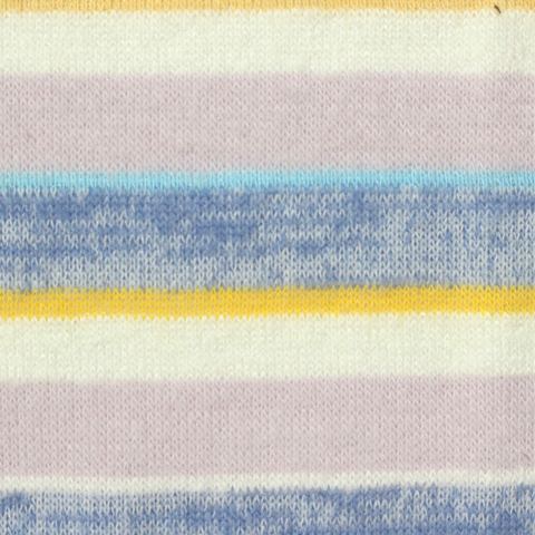 Striped Brushed Viscose Polyester Stretch Jersey Knit Fabric