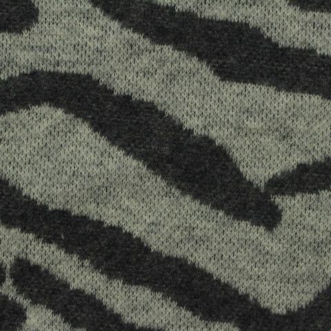 Animal Print Cotton Polyester Interlock Knit Fabric