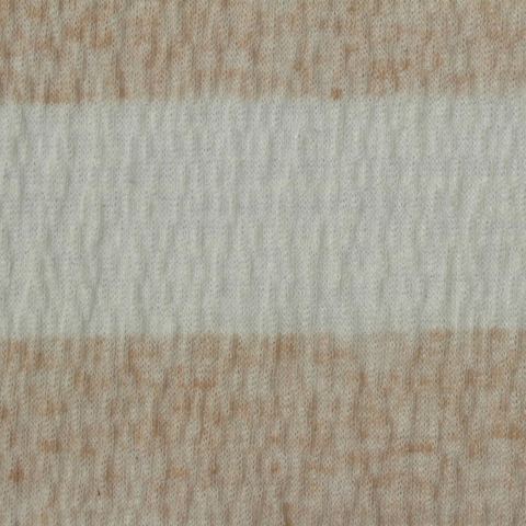 Striped Polyester Stretch Crepe Fabric
