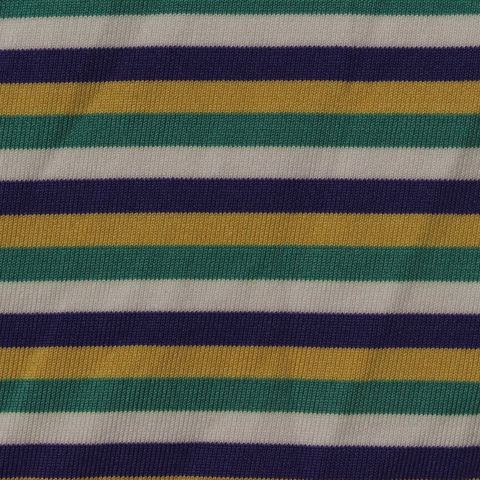 Striped Polyester Stretch Knit Fabric