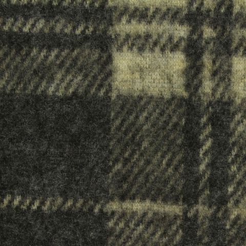 Bold Plaid Polyester Stretch Woven Fabric