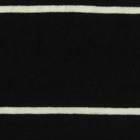 Fine Striped Viscose Stretch Knit Fabric