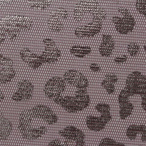 Bold Animal Print Mesh Fabric