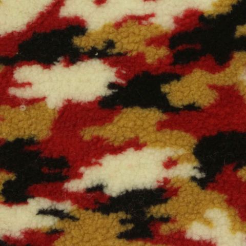 Camo 100% Polyester Knit Fabric