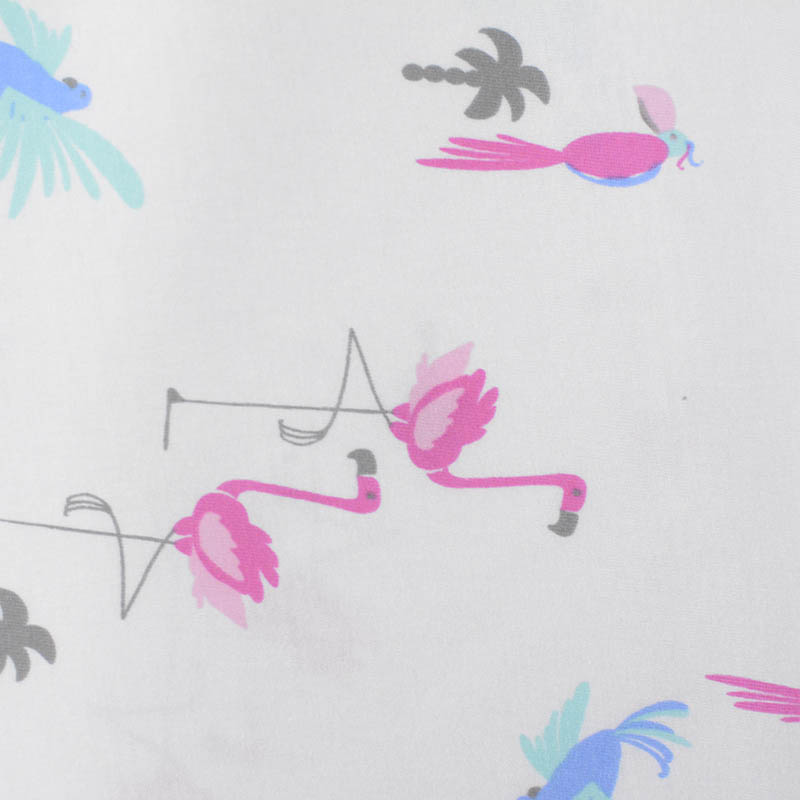 Pink Flamingos Jersey Knit, Cotton
