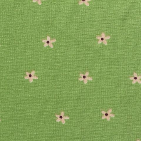 Fine Floral Polyester Stretch Knit Fabric
