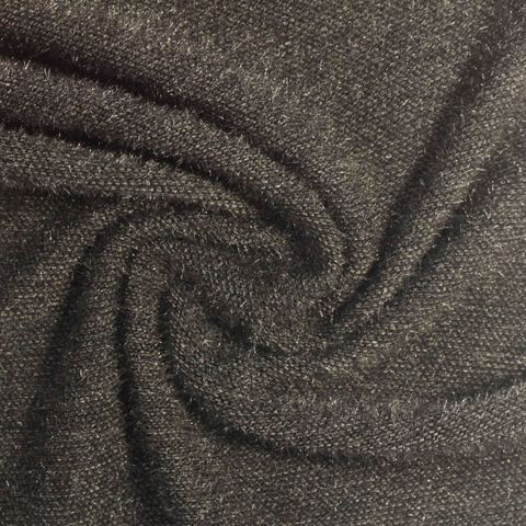 Heather Nylon Viscose Chunky Knit Fabric