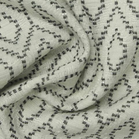 Jacquard Viscose Polyester Stretch Knit Fabric