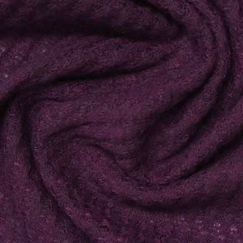 Polyester Stretch Waffle Knit Fabric