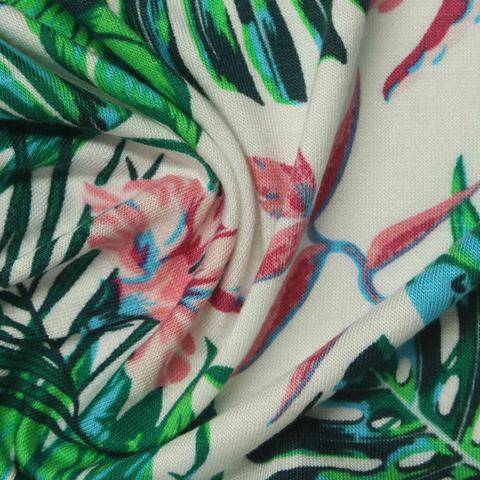 Green Leaves Knit, Viscose