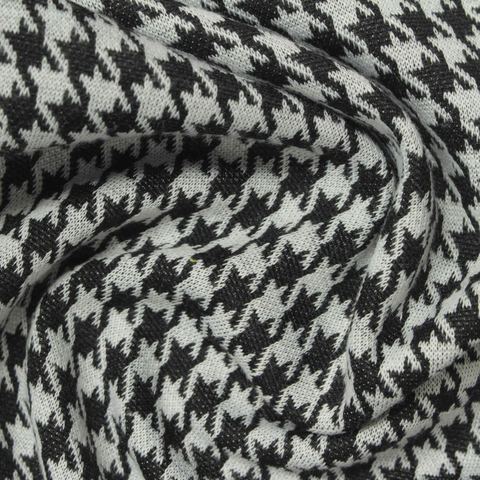 Jacquard Polyester Stretch Knit Fabric