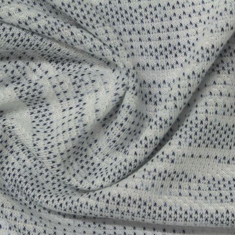 Jacquard Polyester Cotton Knit Fabric